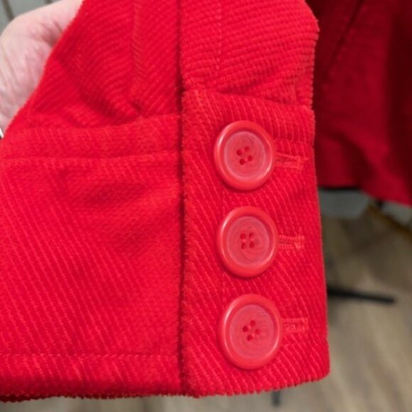 Hip length red jacket - Picture 3 of 6